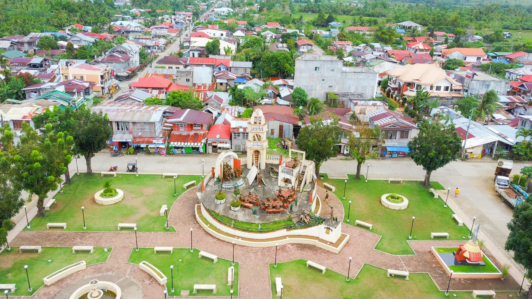 Panoramic view of Sambawan Island cluster, Biliran