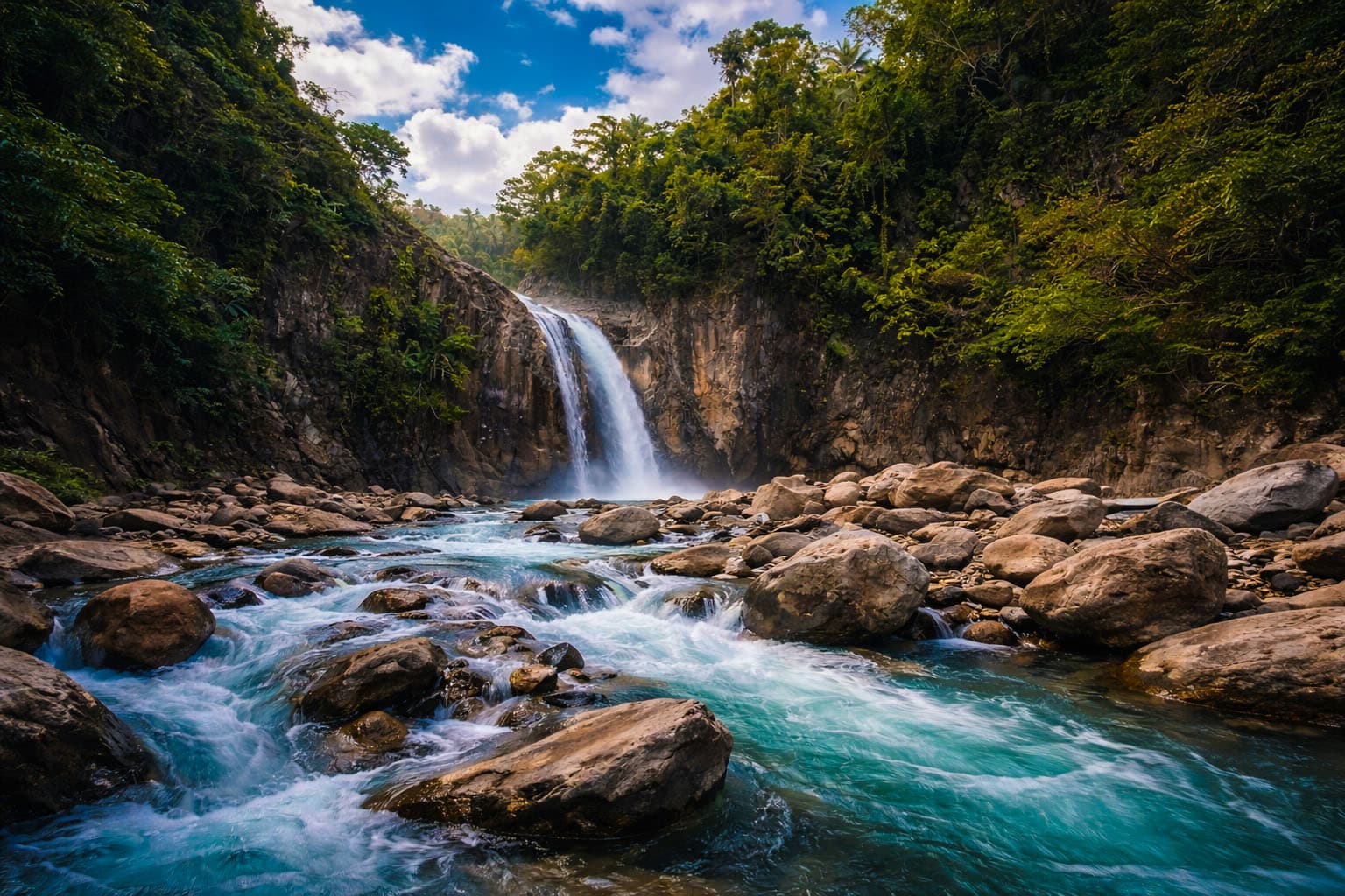 Panoramic view of Sambawan Island cluster, Biliran